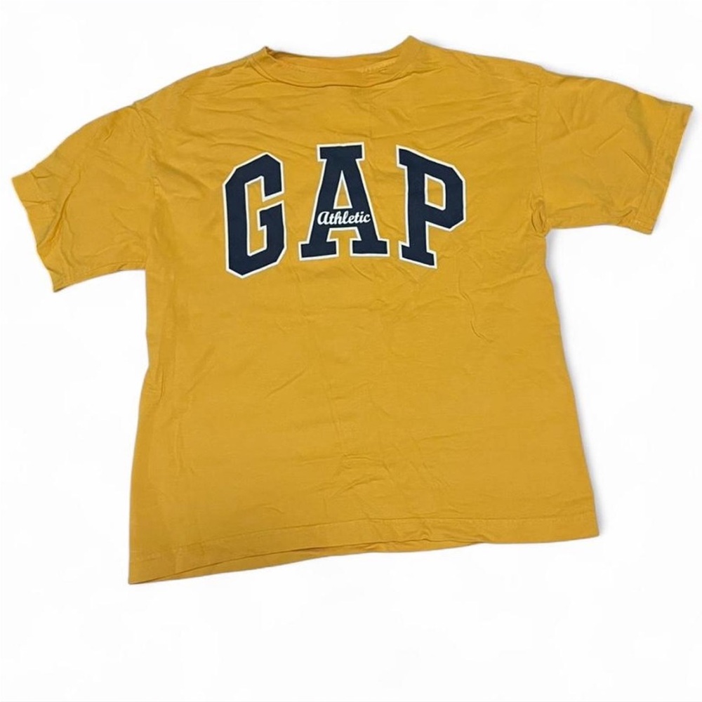 GAP Kids Athletic Graphic Tee in Mustard